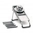 Mandoline inox luxe avec chariot protecteur - 5 lames 8 fonctions - Mandolines - Lacor