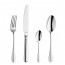 Ménagère 18 pièces en inox 18/10 de 4mm - Manche orfèvre - Baguette Royal - Amefa