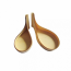 Mini cuillère mise en bouche jetable en bambou - Lot de 100 - Vaiselle jetable