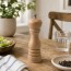 Moulin à sel 18cm en bois naturel Roma Bisetti