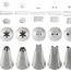 Lot de 8 douilles pâtisserie - Inox - Paderno
