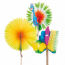 Piques décoratives cocktails glaces style chinois 10.7 cm assorties bois - AZ Boutique