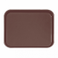 Plateau de bar antidérapant rectangulaire en fibre marron 51 x 38 cm cm - AZ Boutique