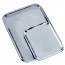 Plateau de service en inox 48 x 33,3cm - AZ Boutique