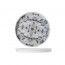Plateau de service rond métal 30 cm - motif marbre - Bar - Cosy & Trendy