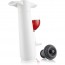 Pompe a vide acier inoxydable blanche avec 1 bouchon - Accessoires vin - Vacu Vin