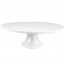 Présentoir à gâteaux porcelaine blanc 1 niveau 28 cm - NBC - Cosy & Trendy