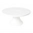 Présentoir à gâteaux porcelaine blanc 1 niveau 20 cm - NBC - Cosy & Trendy