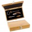 Coffret sommelier vin en bambou 5 pièces - Pradel Excellence