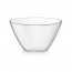 Saladier en verre transparent rond 17 cm - basic - bormioli rocco