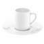 Soucoupe à moka blanche 13,2cm en porcelaine - Valencay - Pillivuyt