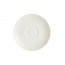 Sous tasse à café ronde 12,5cm en porcelaine blanche reliefs géométriques mini-carrés - Satinique - Chef & Sommelier