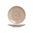 Sous-tasse à déjeuner beige et marron 17cm en grès - Lot de 6 - Turbolino - Cosy & Trendy
