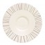 Sous-tasse a dejeuner ronde 16cm beige en zenix avec motifs baguette taupe - Intensity - Arcoroc