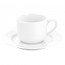 Tasse à café blanche 12cl en porcelaine - Sancerre - Pillivuyt 
