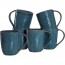 Tasse à café céramique 43cl bleu - Lot de 6 - Matera - Leonardo