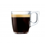 Tasse expresso en verre transparent à anse 9cl - Voluto - Arcoroc