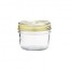 Terrine en verre 200g avec couvercle a vis 82mm - famila wiss - le parfait