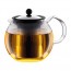 Théière à piston filtre en inox 100cl Brillant - Assam - Bodum