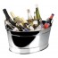 Vasque à champagne / bassine ovale en inox 18/10 - 43 x 30 x 20 cm - Lacor