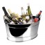 Vasque à champagne / bassine ovale en inox 18/10 -   61 x 43 x 28 cm - Lacor