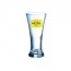 Verre pastis 19cl bleu et jaune - Lot de 6 - pilsener - durobor