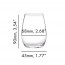 O WINE Verre à spiritueux 23.5cl cristallin Riedel