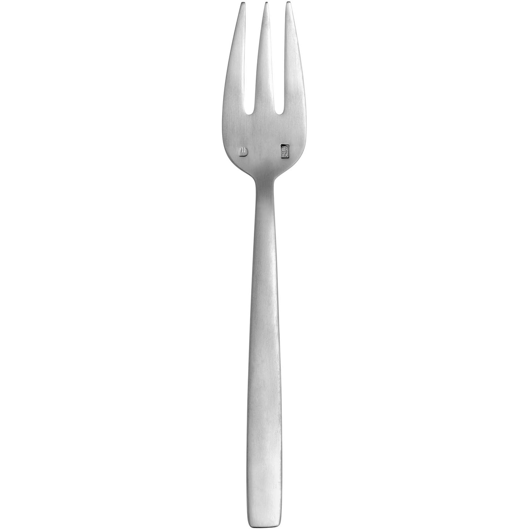 Lot De 6 Fourchettes à Gâteau Inox - Argenté - Longueur 11 Cm - Neuves
